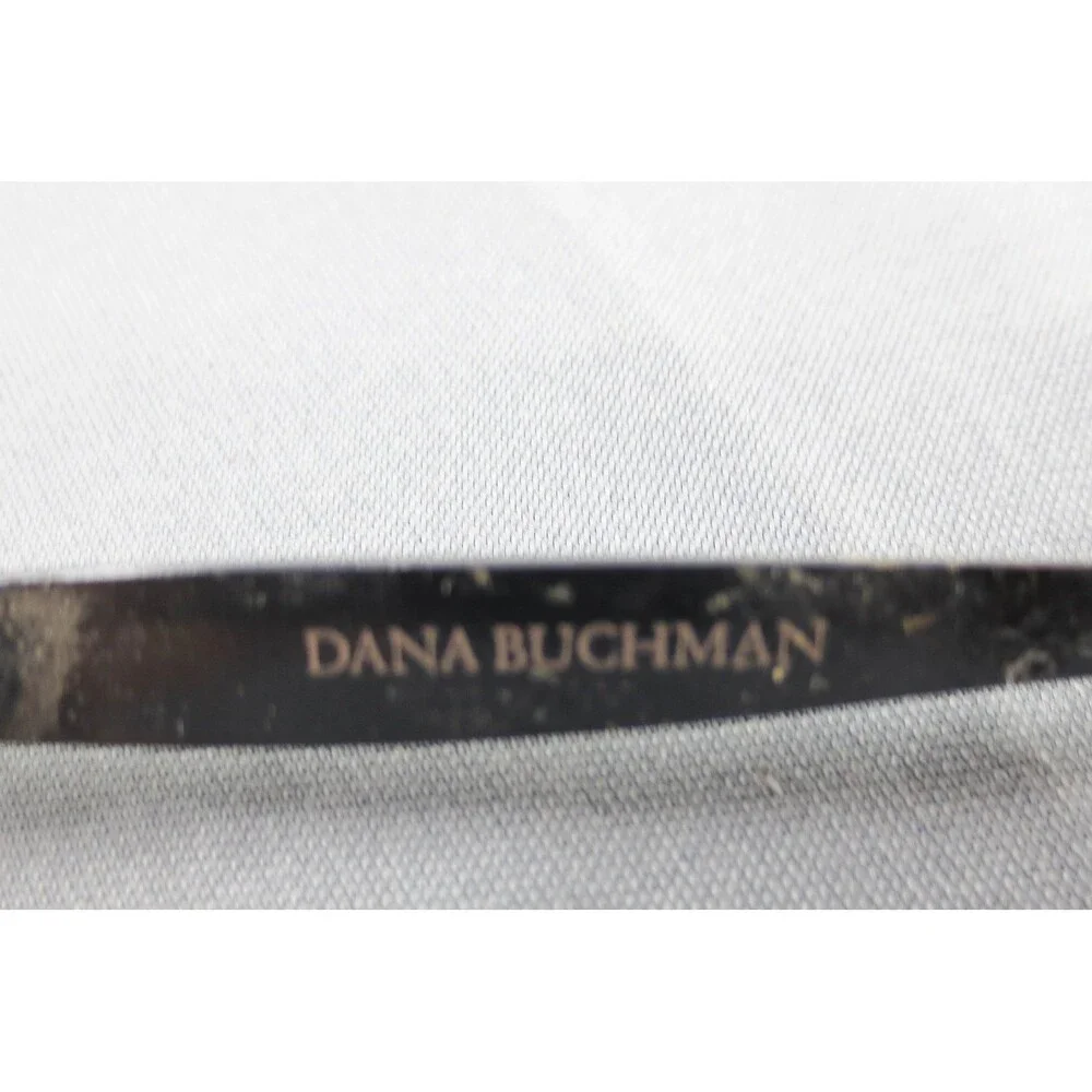 Dana Buchman Caira BK Eyeglasses Black Semi Rimless Rectangular Frames 52-17-135